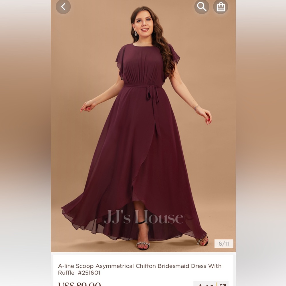 Modest Bridesmaid dress JJ’s House